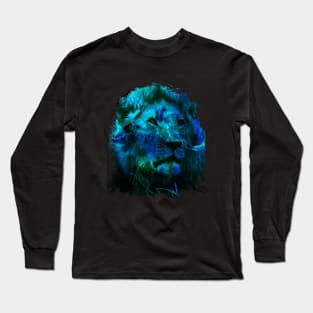 Blue lion Long Sleeve T-Shirt